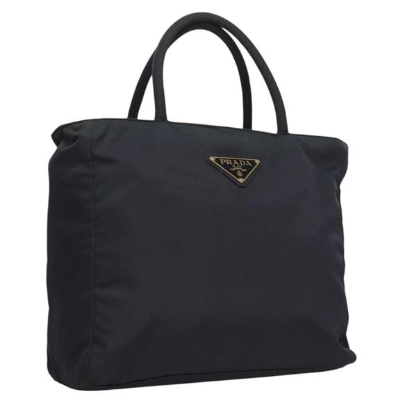 PRADA Hand Bag Nylon Navy - Picture 1 of 13